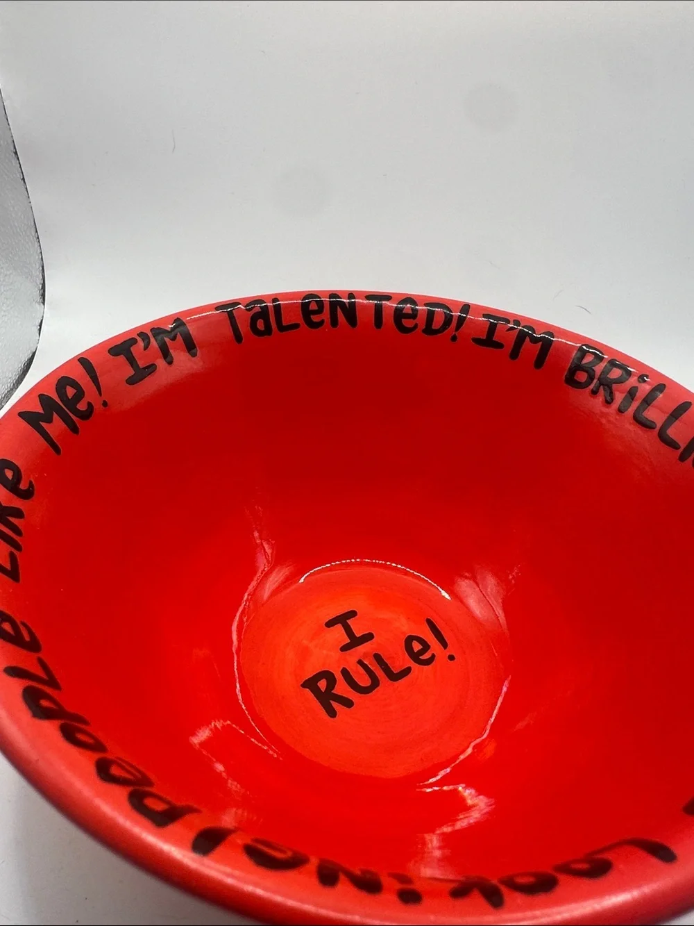 Our name is mud￼ bright red